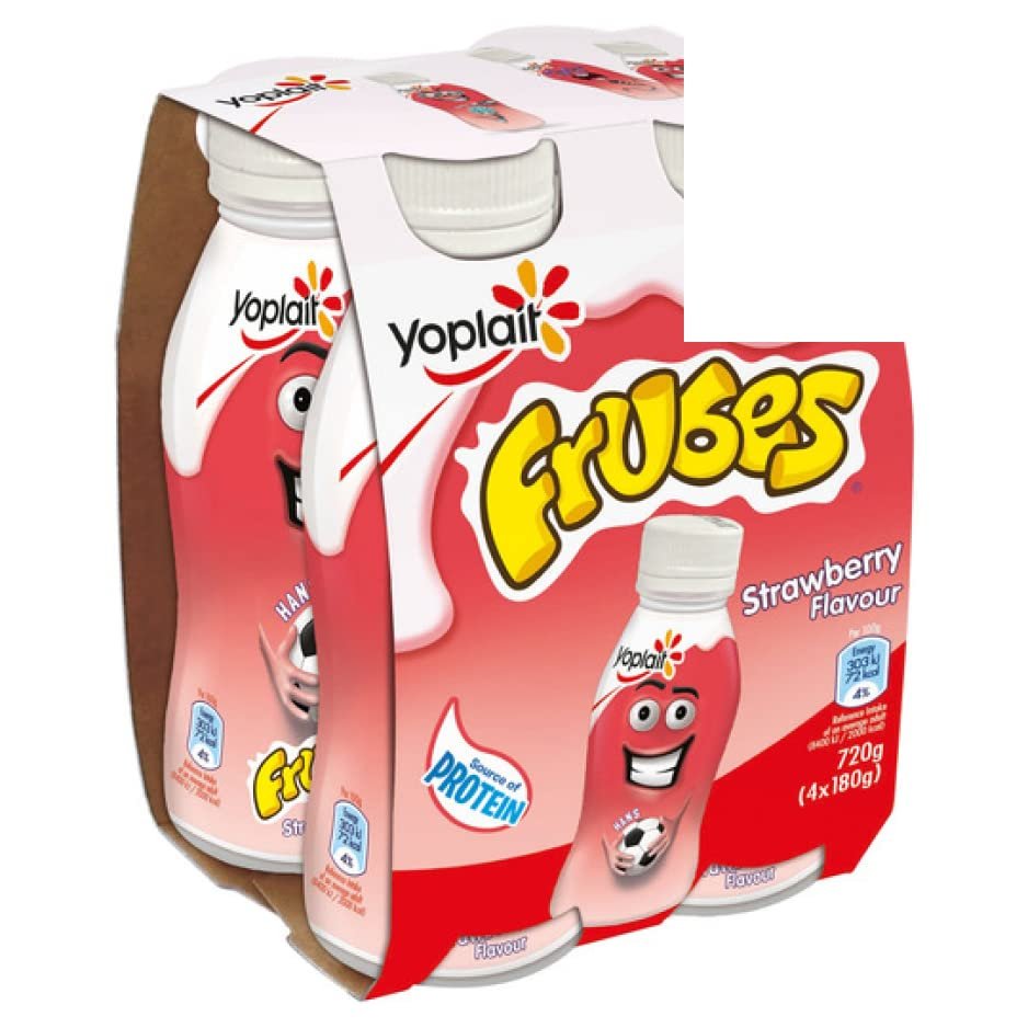 Frubes Strawberry Yoghurt Drink 4X180gr x 5 Pack