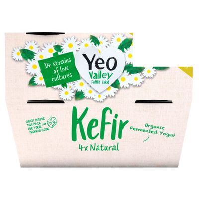 Yeo Valley Kefir Organic Fermented Yoghurt 4 Pack 480gr