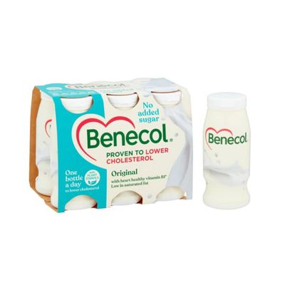 Benecol Light Natural Yoghurt Drink 6 X 67.5gr x 2 pack