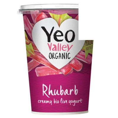 Yeo Valley Rhubarb Yoghurt 450gr x 5 Pack