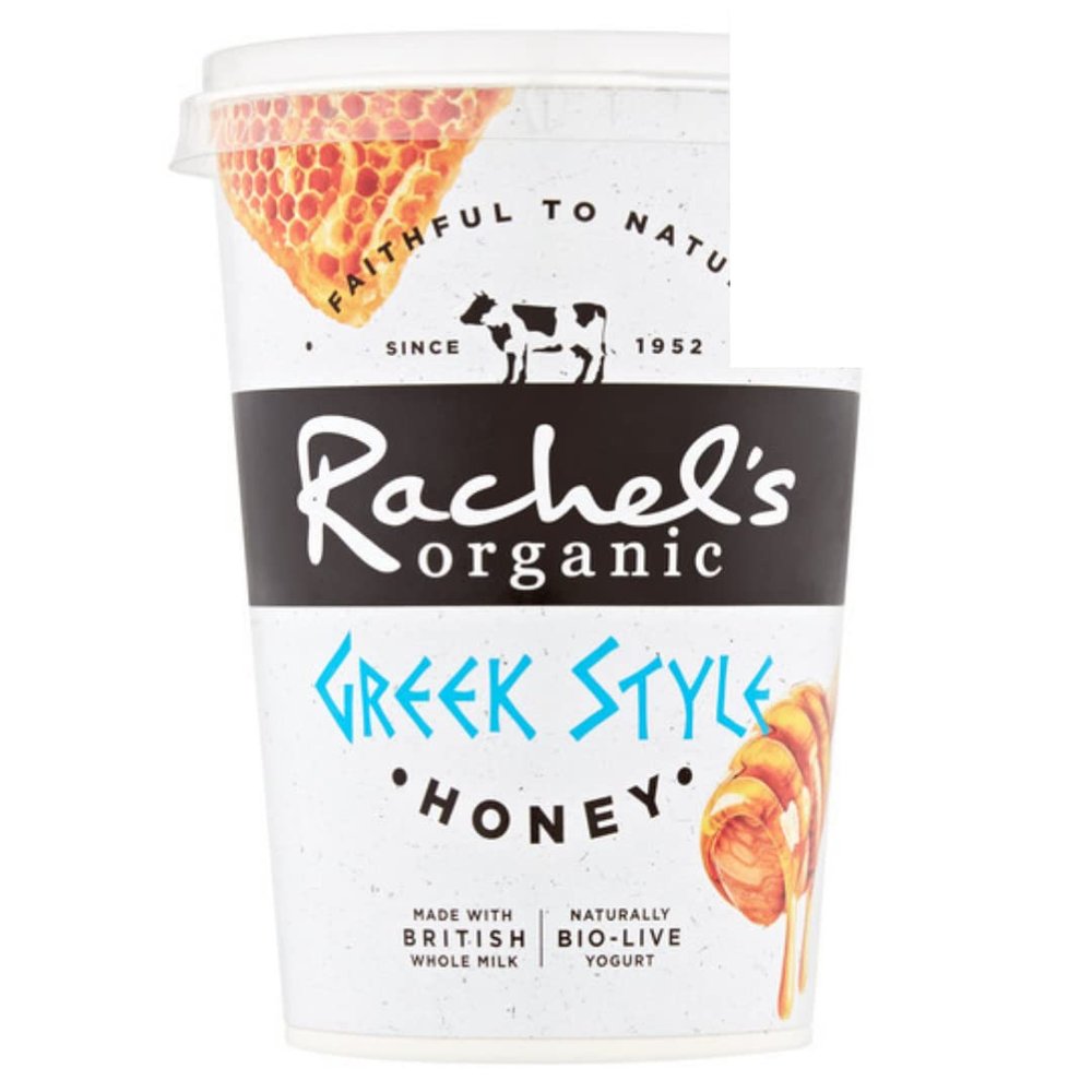 Rachel's Organic Greek Style Honey Yoghurt 450gr x 5 Pack