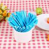 Alvinlite 100 PCS Lollipop Sticks, Safe Paper for Cake Pop, Candy, Sucker, Party Treat, Lollipop, Cake Topper, Chocolate and Cookie (Blue) view 4
