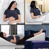ComfyWise Wedge Pillow Orthopedic Foam Made in UK Back Support Reading Pillows for Bed Back Pain Leg Elevation Acid Reflux Removable & Washable Cover view 4