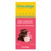 Chocolage Rose & Hazelnut Vegan Dark Chocolate 90gr x 4 pack view 1