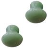 FRCOLOR 2pcs Spa Energy round Massage Stone Mushroom Head for Face and Scalp Massage for Home Spa Relaxation view 1