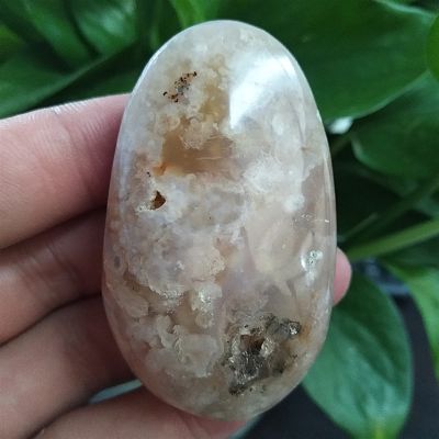 Kigauru Natural crystal rough Natural stone agate palm stones playthings small stones and crystals healing crystals (Color : H47 69g)