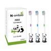 12 Pieces Kids Cartoon Panda Toothbrush Soft Bristles with Sunction Cup Individually Wrapped for Boys and Girls Toddler 3-12 Years view 3