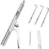 Stainless Steel Automatic Crown Remover, Automatic Dental Crown Remover with Five Accessories,Automatic Dental Crown Remover Gun Surgical Instruments Tools view 2