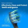 10 Pack Toothbrush Heads Compatible for Fairywill, Replacement Toothbrush Heads for Fairywill FW507/508/551/515/917/959/2011/D1/D3/D7/ D8,Moderately Soft Bristles Brush view 3