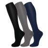 3 Pack Copper Compression Socks - Compression Socks Women & Men Circulation - Best for Medical,Running,Athletic, 043 Assort 1, S-M view 1