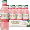 Double Dutch Pink Grapefruit Soda | Low Calorie Diet Soft Drink | 100% Natural Ingredients | Gluten Free, Vegan Friendly Premium Mixer Perfect For Gin, Vodka & Cocktails | 24 x 200ml Bottles view 1