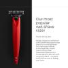 Bolin Webb Razor in Monza Red and Stand. Fitted with Gillette Mach3 Blade Cartridge. Luxury Razors for Men - Giftable R1 Style. view 3