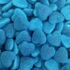 Shiny Blue Hearts Victorian Gift Jar by The Gourmet Sweet Company view 1