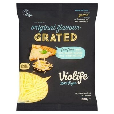 Violife Original Flavour Grated 200gr x 5 Pack