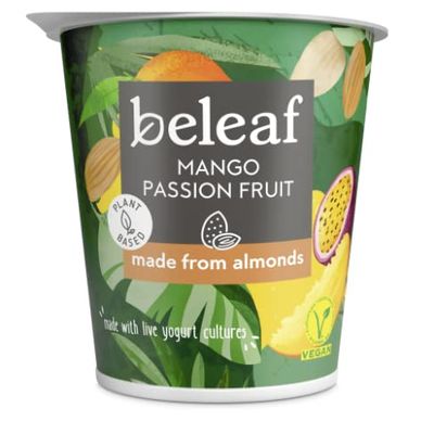 Beleaf Almond Yogurt Mango & Passion Fruit 350gr x 5 Pack