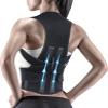 FANFENG Back Brace Posture Corrector Adjustable Back Shoulder Posture Corrector Spine Back Straightener Upper Back Support Brace (Size : XL/X-Large) view 1