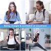 FANFENG Back Brace Posture Corrector Adjustable Back Shoulder Posture Corrector Spine Back Straightener Upper Back Support Brace (Size : XL/X-Large) view 3