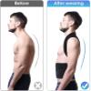 FANFENG Back Brace Posture Corrector Adjustable Back Shoulder Posture Corrector Spine Back Straightener Upper Back Support Brace (Size : XL/X-Large) view 4