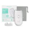 Magnitone PluckIt2 Super Glide Compact Epilator, Long Lasting Hair Removal, for Use on Legs, Underarms & Bikini, USB Rechargeable, 2 Interchangeable Heads, with Storage Pouch view 1