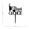 2022 Congrats Name Graduation Themed Cake Toppers 2022 Silhouette Girl Boy College University Graduate Cake Decorations Customized Congrats Grad 2022 Graduation Gifts For Student Classmate 6in view 4