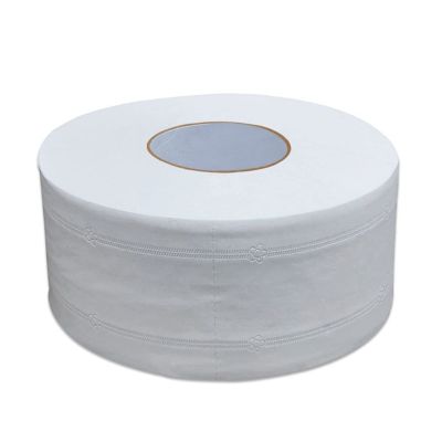 21x9cm Extra Thick 4 Ply Large Toilet Paper Large Bath Tissue Floral Embossed Hand Towel (Color : White)
