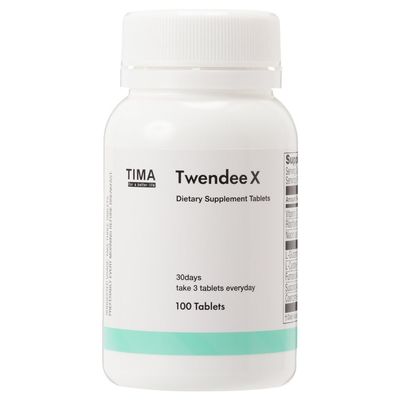 TWENDEE X Super Antioxidant Supplement by 8 Active Ingredients Vitamin B&C L-Glutamine L-Cystine Coenzyme Q10 Succinic-Acid Humaric-Acid Niacin.