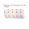VSOLS 10 Rolls Family 4-Ply Toilet Paper Ultra Soft Pulp Strong Thickened Household Bath Tissues Hand Towel (Color : White) view 3