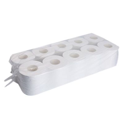 VSOLS 10 Rolls Family Toilet Paper Ultra Soft Pulp 3-Layers Thickened Toughness Strength Gentle Soft Bath Tissue (Color : White)