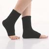 2 Pairs Compress Bamboo Foot Sleeves,Anti Fatigue Sleeping Open Toe Bamboo Compression Socks,Soothe Socks for Neuropathy Pain Relief (Black) view 1