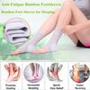 2 Pairs Compress Bamboo Foot Sleeves,Anti Fatigue Sleeping Open Toe Bamboo Compression Socks,Soothe Socks for Neuropathy Pain Relief (Black) view 3