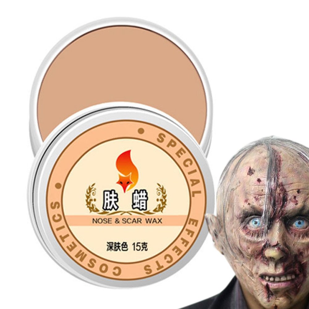 Jimtuze Halloween Scar Wax,Modeling Scar Wax - No Irritation Halloween Skin Tone Face Nose Cosmetic Modeling Scar Wax Skin-Friendly For Fake Wound