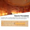 Cyrank Sauna Hourglass Sand Timer, Rotating Sand Clock 15 Minute Wooden Hourglass Timer for Sauna, SPA Room view 4