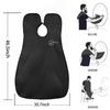 Beard Bib Apron,Beard hair catcher for men shaving and trimming, Black, 120cm*80cm view 4