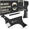 Alfaly Beard Shaper Tool Kit for Beard Shaping & Styling  Premium Beard Lineup and Guide Tool for Men Perfect for Styling and Edging  Comes with Beard Pencil 1 view 1