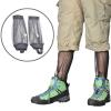 1 Pair Survival Mesh Anti-Mosquito Foot Sleeves Outdoor Sports Net Jungle Mosquito Sock Leg Protector Camping Equipment mesh foot sleeve mosquito net pants foot leg mosquito net socks men women net view 4