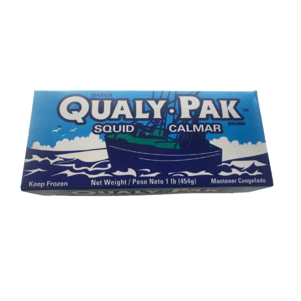 Qualy Pak Squid Calmar 454g x 2 Pack  Premium Frozen Whole Squid