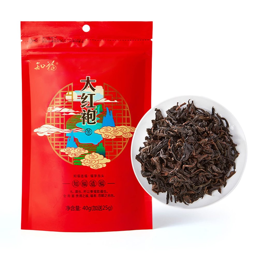 Chinese Red Tea, 65g Strong Flavor Red Tea Dahongpao Tea for Home Kitchen Office Supplies Beverage Milk Tea