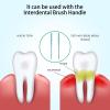 Cowwell Interdental Brush Teeth Soft Dental Picks Tooth Floss Interdental Brush Betweens Interdental Brush Refills White Refills for Tooth Cleaning (Tight, 60 Pieces) view 3