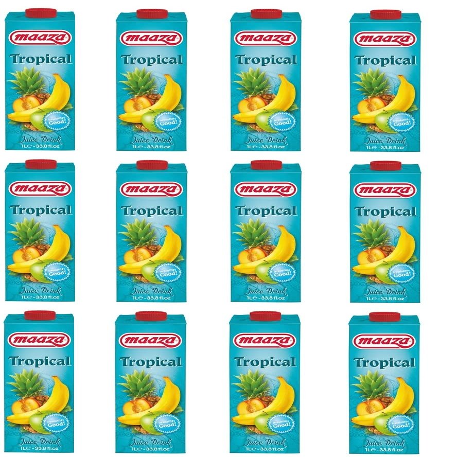 12 x Tropical Juice Drink 1 L Multi-Juice Juice