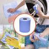 Blue Centrefeed Rolls 2 Ply Embossed Recycled Paper Towels Hand Towels Tissue Kitchen Wipe Away Wall Mounted Lockable Rolls for Commercial Factories Home Office Garage Bathroom Bulk Buy (18 Rolls) view 3