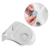 kwmobile 2X Razor Holder with Suction Cup - Self-Adhesive Shaver Wall Mount - Bathroom Organizer for Glass and Tiles - Transparent view 2