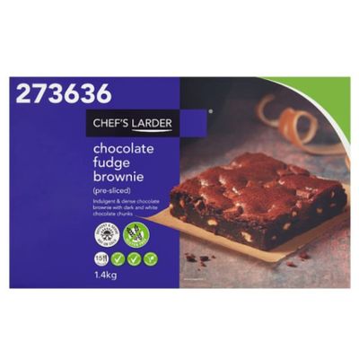 Chef's Larder Chocolate Fudge Brownie 1.4kg