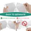 4 Gallon Small Trash Bags, Magesh 4 Gallon Trash Bag Strong, Leakage-Free, Small Garbage Bags 4 Gallon Unscented Thick for Bathroom, Office, Kitchen Small Trash Can, 15L, 105 Bags, Clear view 3