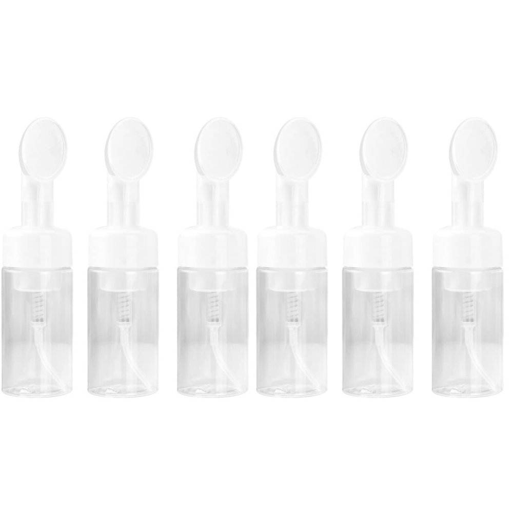 FRCOLOR 6pcs Portable Foaming Bottle Convenient Shower Gel Foaming Dispenser Bottle Travel Dispenser Cosmetics for Face Washing