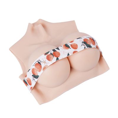 TDHLW Realistic Fake in Artificial Silicone Breast Form Breast B H Cup Men Crossdresser,Silicone Breasts,Breast Forms Breast Prosthesis,Skin Soft Silicone,white,E cup