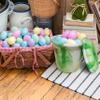 1 x 16 Plastic Tie Dye Basin Tub Dish Washing Up Bowl and 1 x 3L Litre Plastic Tie Dye Multipurpose Bucket with Lid and Carry Metal Handle for Food Storage Kitchen Animal Feed (Random Colours) view 2