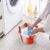 1 x 16 Plastic Tie Dye Basin Tub Dish Washing Up Bowl and 1 x 3L Litre Plastic Tie Dye Multipurpose Bucket with Lid and Carry Metal Handle for Food Storage Kitchen Animal Feed (Random Colours) view 3