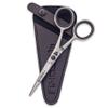 STONLI 4.5 inches Beard and Moustache Scissors - Nose Hair Trimming Stainless Steel Scissors, Safety Use for Eyebrows & Ear Hair (Silver) view 1