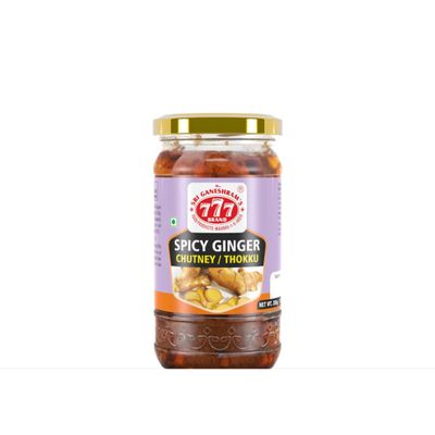 777 Spicy Ginger Chutney / Thokku 300gr x 10 Pack