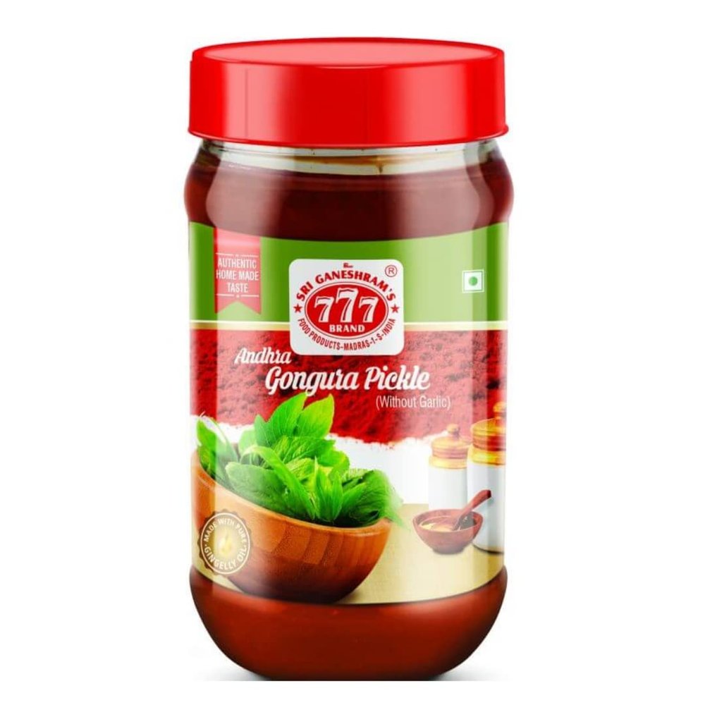777 Andhra Gongura Pickle 300gr x 15 Pack